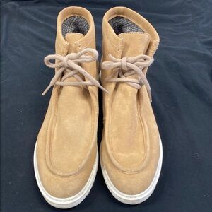 AQUATALIA KAYDEN CAPPUCCINO SUEDE LACE UP BOOTIE US 11M